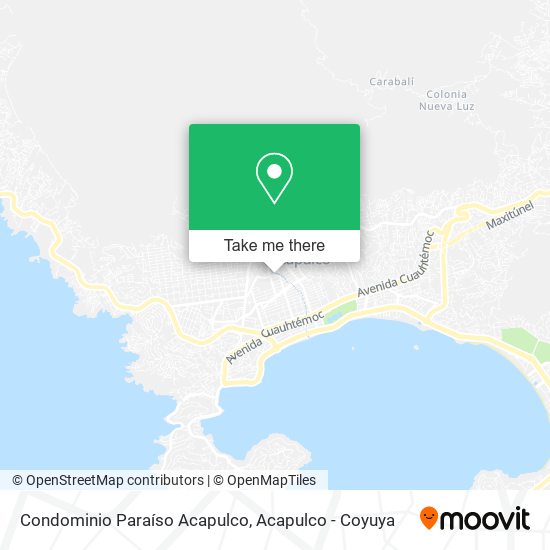 Condominio Paraíso Acapulco map