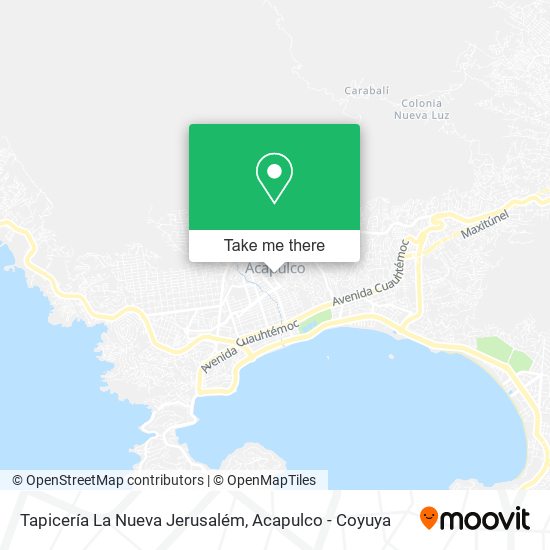 Tapicería La Nueva Jerusalém map