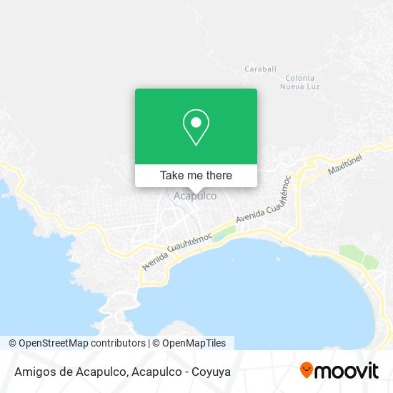 Mapa de Amigos de Acapulco