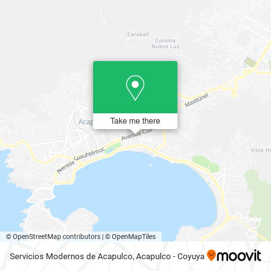 Servicios Modernos de Acapulco map