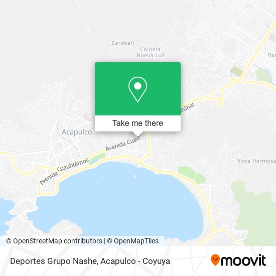 Deportes Grupo Nashe map