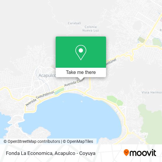 Fonda La Economica map