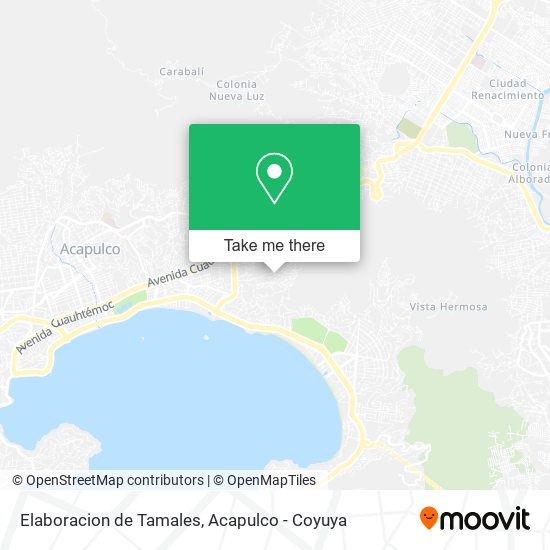 Mapa de Elaboracion de Tamales