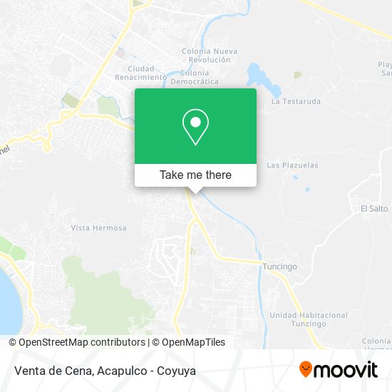 Venta de Cena map