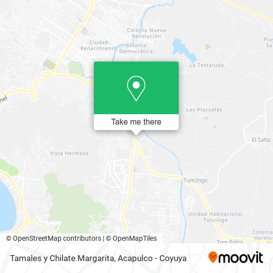 Tamales y Chilate Margarita map