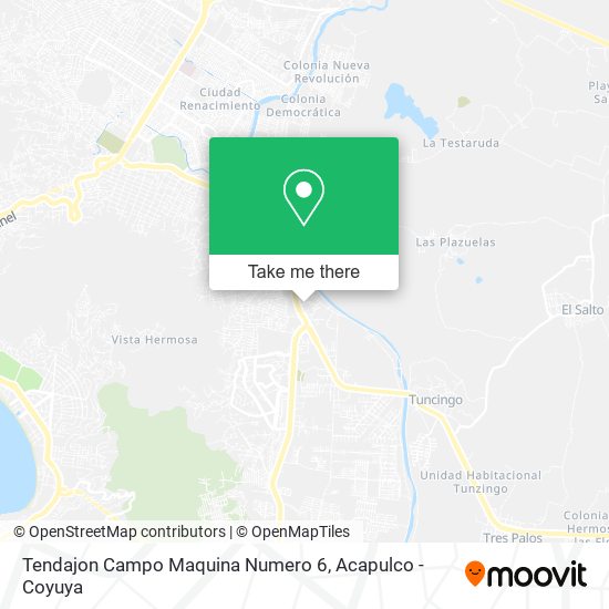 Tendajon Campo Maquina Numero 6 map