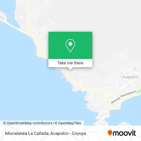 Miscelanea La Cañada map