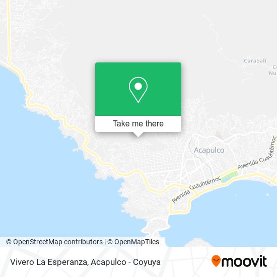 Vivero La Esperanza map