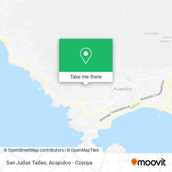 San Judas Tadeo map