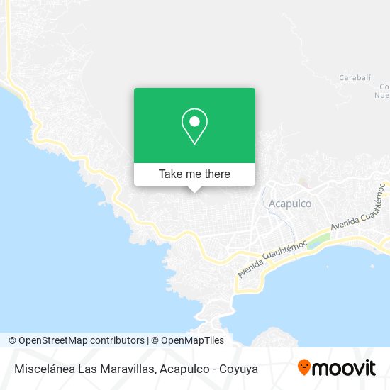 Miscelánea Las Maravillas map