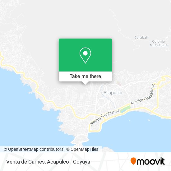 Venta de Carnes map