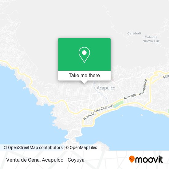 Venta de Cena map