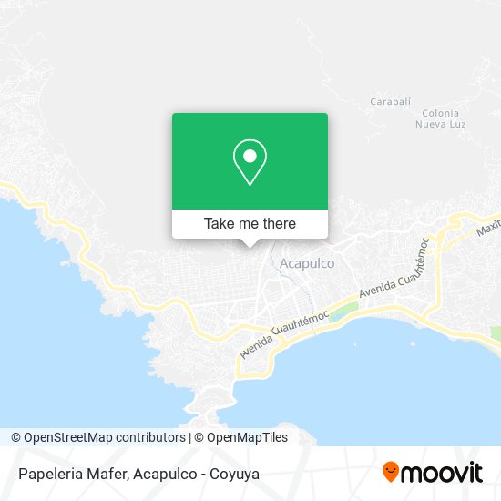 Mapa de Papeleria Mafer