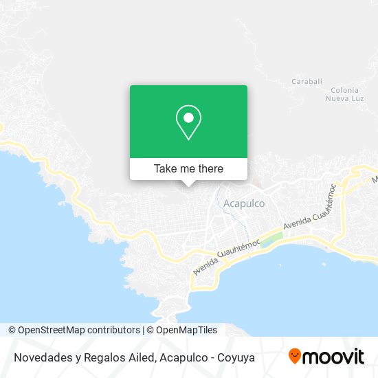 Mapa de Novedades y Regalos Ailed