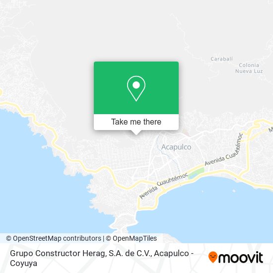 Grupo Constructor Herag, S.A. de C.V. map