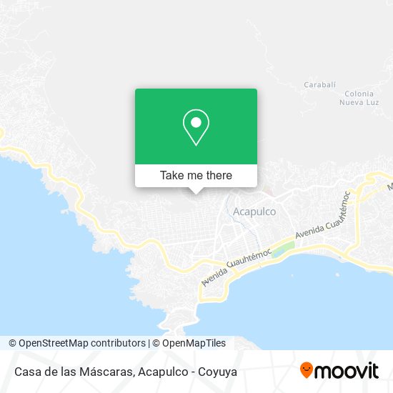 Mapa de Casa de las Máscaras