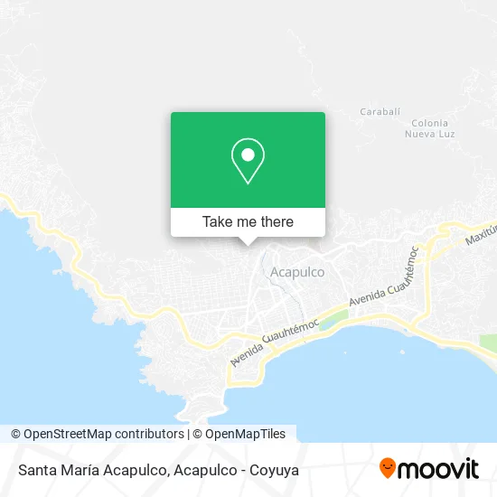 Santa María Acapulco map