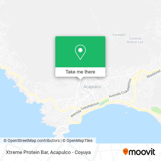 Xtreme Protein Bar map