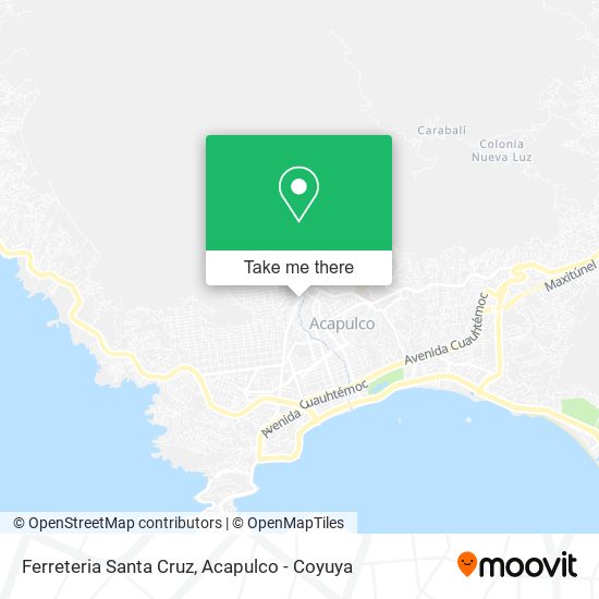 Ferreteria Santa Cruz map