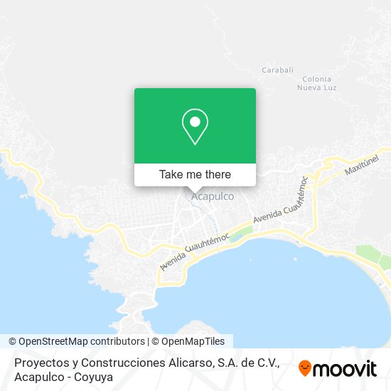 Proyectos y Construcciones Alicarso, S.A. de C.V. map