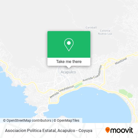 Mapa de Asociacion Politica Estatal