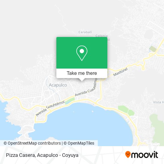 Pizza Casera map