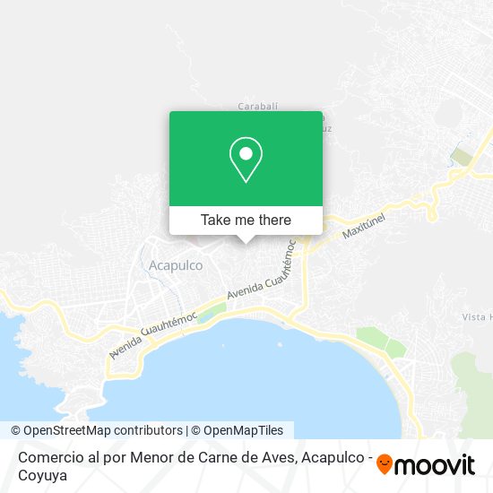 Comercio al por Menor de Carne de Aves map