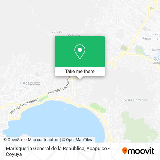 Mapa de Marisqueria General de la Republica