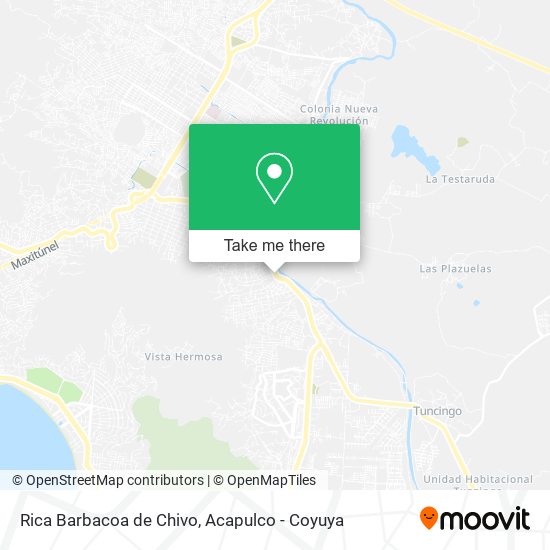 Rica Barbacoa de Chivo map