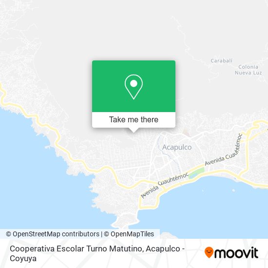 Cooperativa Escolar Turno Matutino map