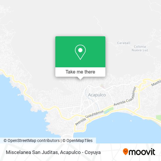 Miscelanea San Juditas map