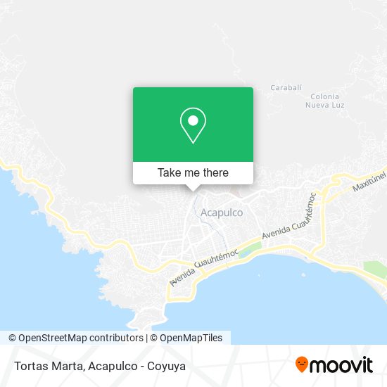 Tortas Marta map