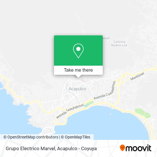 Grupo Electrico Marvel map