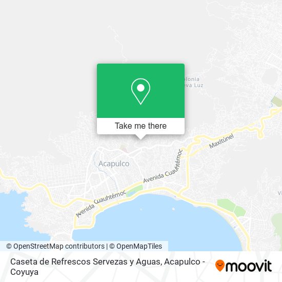Caseta de Refrescos Servezas y Aguas map