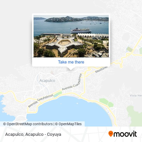 Acapulco map