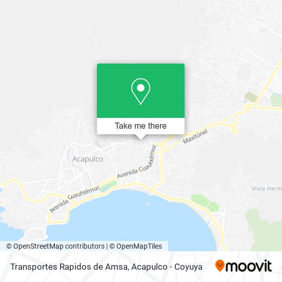 Mapa de Transportes Rapidos de Amsa