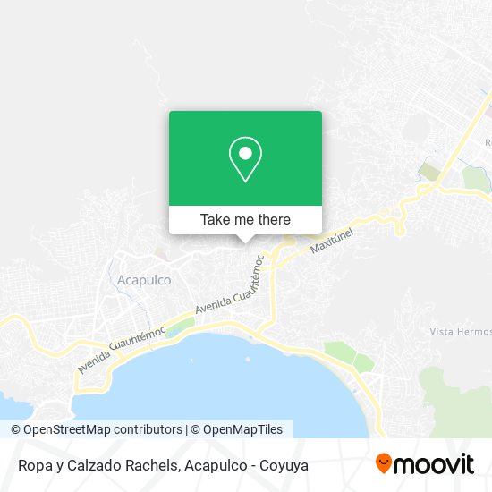 Ropa y Calzado Rachels map