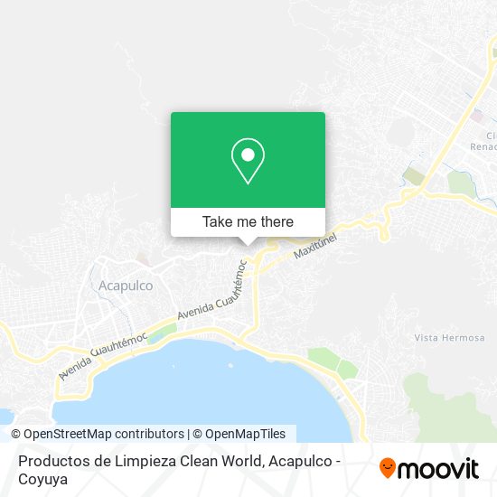 Productos de Limpieza Clean World map