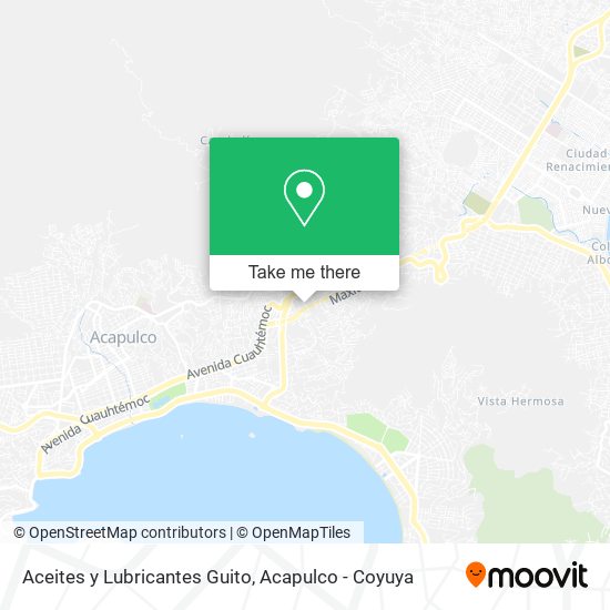 Aceites y Lubricantes Guito map