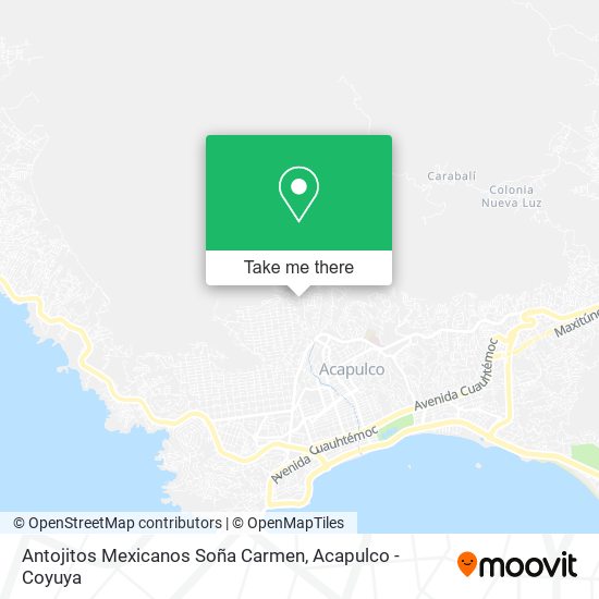 Antojitos Mexicanos Soña Carmen map