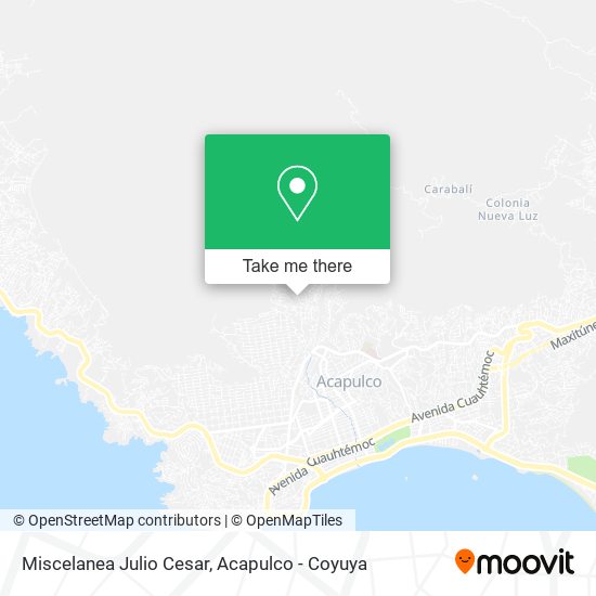 Mapa de Miscelanea Julio Cesar