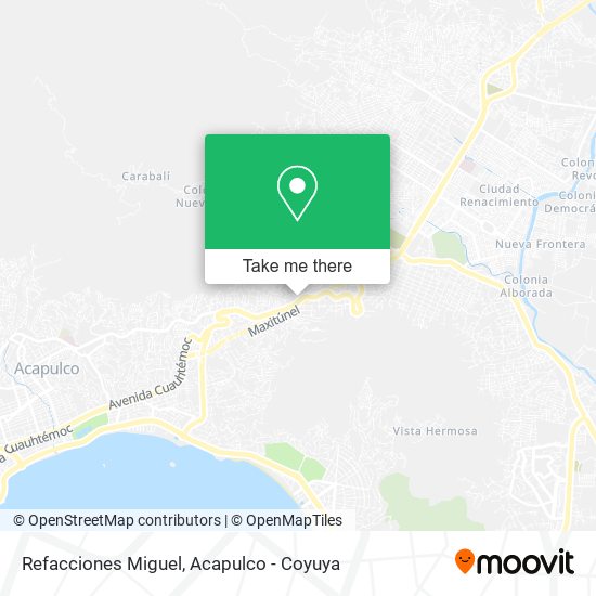 Mapa de Refacciones Miguel