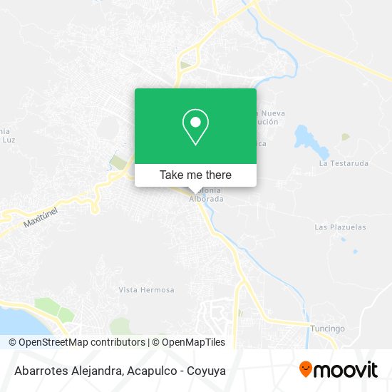 Abarrotes Alejandra map