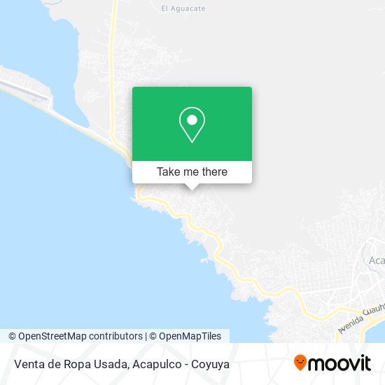 Mapa de Venta de Ropa Usada