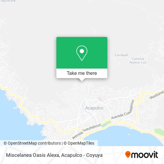 Mapa de Miscelanea Oasis Alexa