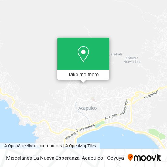 Miscelanea La Nueva Esperanza map