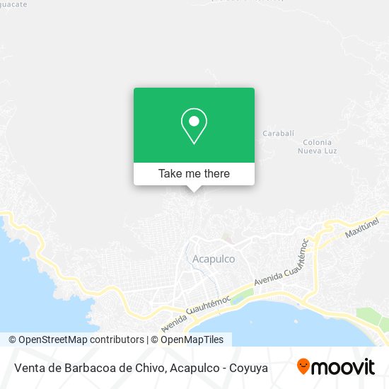 Venta de Barbacoa de Chivo map