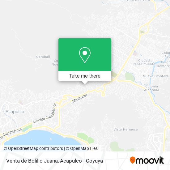 Mapa de Venta de Bolillo Juana