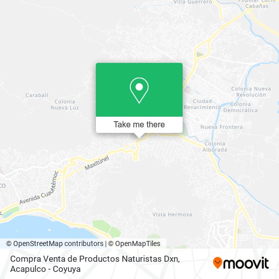 Compra Venta de Productos Naturistas Dxn map