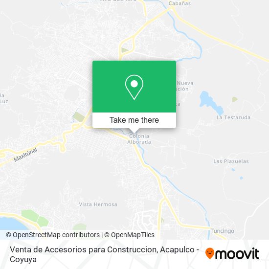 Mapa de Venta de Accesorios para Construccion